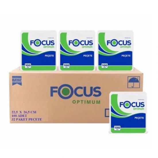 Focus Optimum Kağıt Kare Peçete 100’lü - Dispanser Peçete