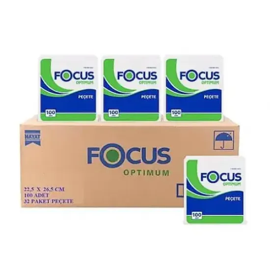 Focus Optimum Kağıt Kare Peçete 100’lü 