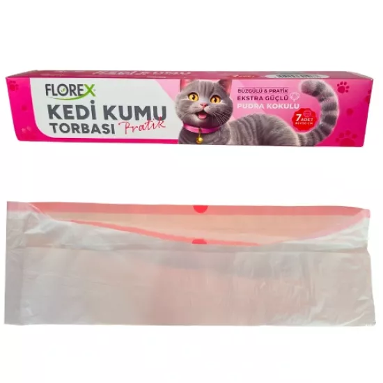 Florex Kedi Kumu Torbası Kokulu 82x50 cm 7 adet