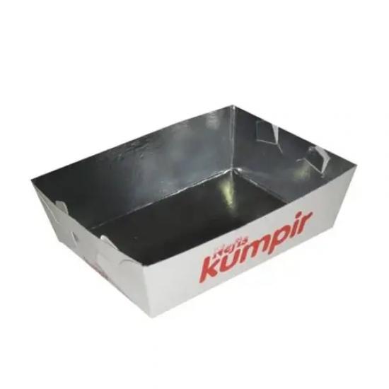 Kumpir Kutusu Metalize 12x8x4 cm