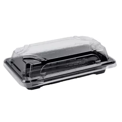 Plastik Sushi Servis Kabı Set Küçük 160x91 mm