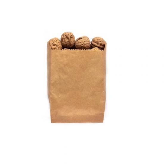 Çizgisiz Şamua Kraft Kese Kağıdı 12x28 cm - Paket Servis Ambalajları