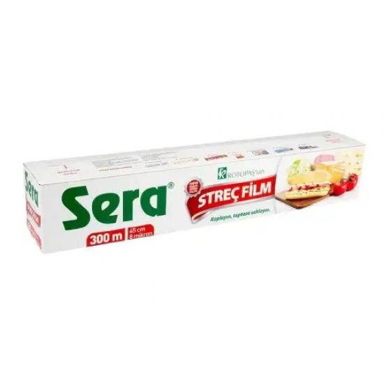 Sera Streç Film Kutulu 45 cm x 300 Mt 8 Mikron - %10 İndirimli