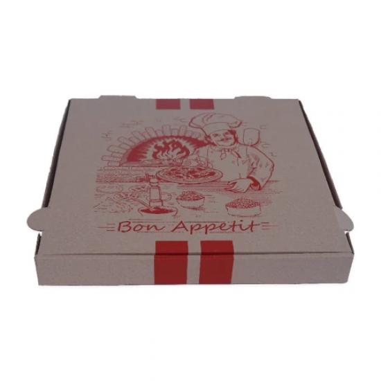Standart Pizza Kutusu 28x28x3,5 cm 100 Adet - Toptan Pizza Kutusu