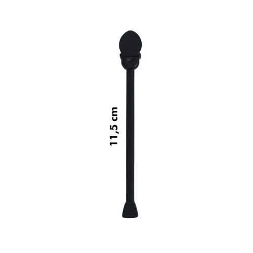 Tıkaçlı Karıştırıcı Orta 11,5 cm Siyah