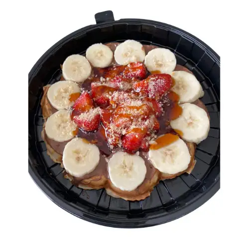 Plastik Waffle Kabı 50 Adet